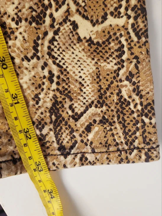 Tory Burch Women’s Super Skinny Jeans Snakeskin Print Size 29 - Picture 13 of 16